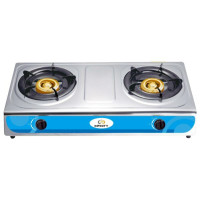 Infinity stainless steel double burner premium gas cooker